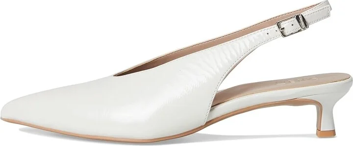 Naturalizer Nicolette High Women's Heels Warm White Leather : 7 M (B) - Image 6