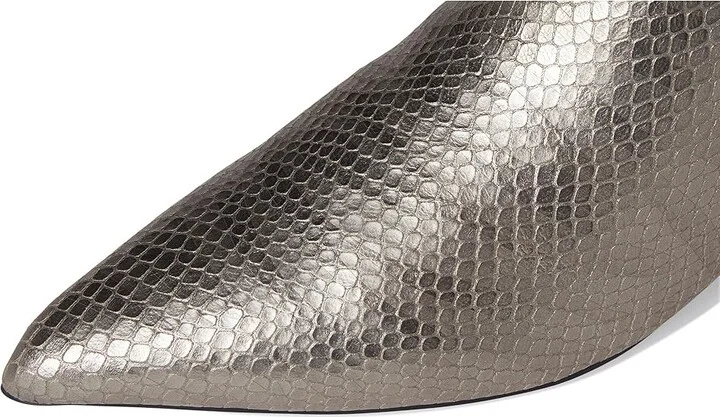 Naturalizer Nikita Boots Women's Boots Silver Leather : 6 M (B) - Image 2