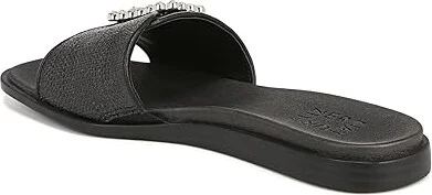 Naturalizer Olivia Slides Women's Sandals Black Straw Fabric : 5.5 M (B) - Image 4