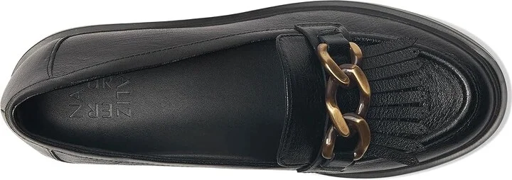 Naturalizer Paris Loafers Women's Flat Shoes Black Leather : 8.5 M (B) - Image 2