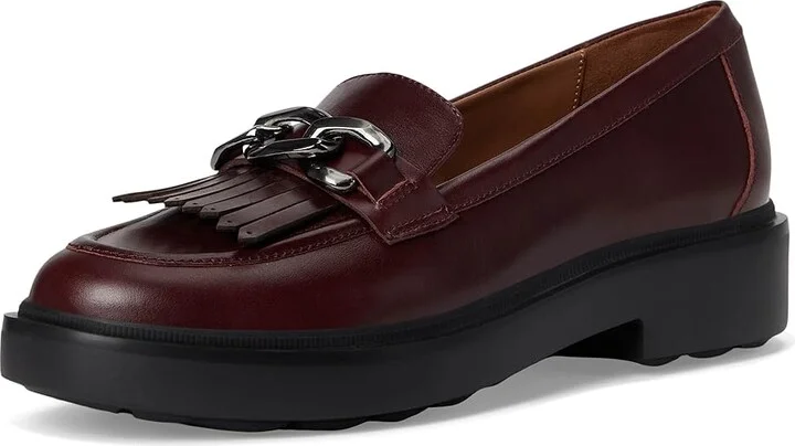 Naturalizer Paris Loafers Women's Flat Shoes Wine Leather : 6 M (B) - Image 5