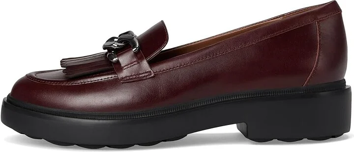 Naturalizer Paris Loafers Women's Flat Shoes Wine Leather : 6 M (B) - Image 6