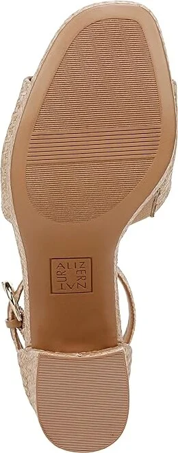 Naturalizer Pearlyn3 Ankle Straps Women's Sandals Wheat Woven Fabric : 10.5 M (B), Leather/Suede - Image 3