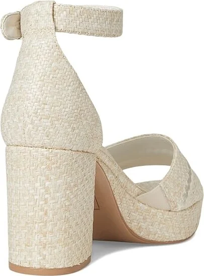 Naturalizer Pearlyn4 Women's Wedge Shoes Eggshell Beige Raffia : 11 W (C), Synthetic/Textile - Image 4