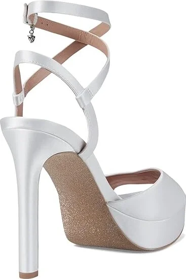 Naturalizer Pnina Tornai for Naturalizer - Ai Women's Shoes Silk White Fabric : 10.5 M (B) - Image 4