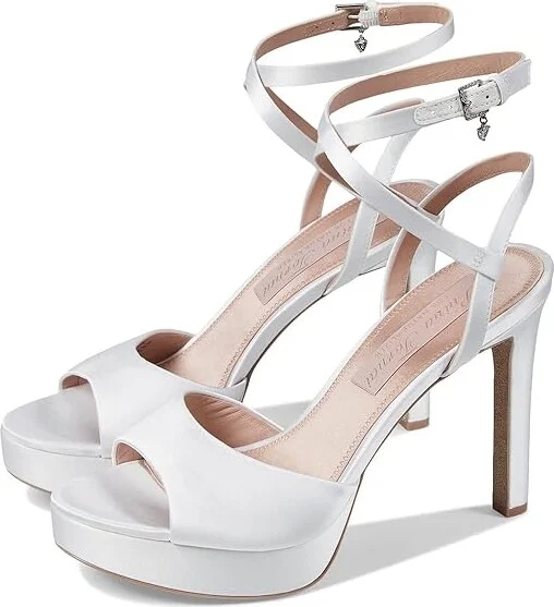 Naturalizer Pnina Tornai for Naturalizer - Ai Women's Shoes Silk White Fabric : 10.5 M (B)