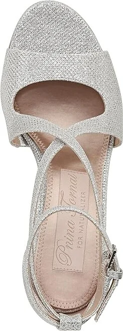 Naturalizer Pnina Tornai for Naturalizer - Amor 2 Women's Shoes Silver : 8.5 M (B), Satin/Textile - Image 2