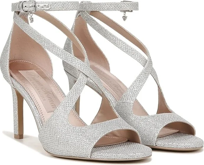 Naturalizer Pnina Tornai for Naturalizer - Amor 2 Women's Shoes Silver : 8.5 M (B), Satin/Textile