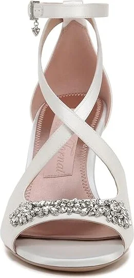 Naturalizer Pnina Tornai for Naturalizer - Amor Women's Shoes White : 10.5 M (B), Satin/Textile - Image 5