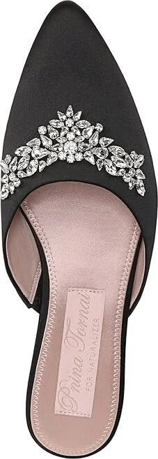 Naturalizer Pnina Tornai for Naturalizer - Pyaar Women's Shoes Black Satin : 5.5 M (B), Satin/Textile - Image 2