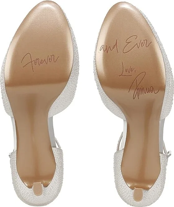 Naturalizer Pnina Tornai for Naturalizer - Rak Women's Shoes Silk White : 10 M (B), Leather/Textile - Image 3
