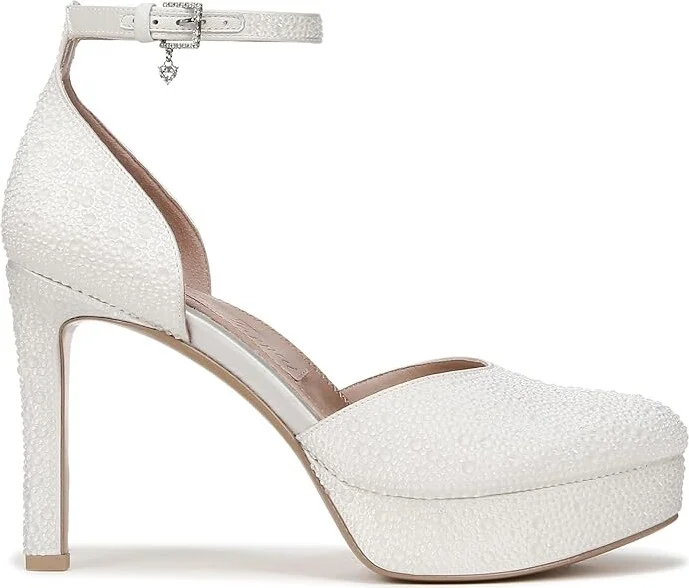 Naturalizer Pnina Tornai for Naturalizer - Rak Women's Shoes Silk White : 10 M (B), Leather/Textile - Image 7