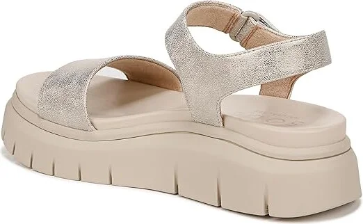 Naturalizer Poppi Ankle Straps Women's Sandals Light Gold Faux Leather : 7 W (C) - Image 4