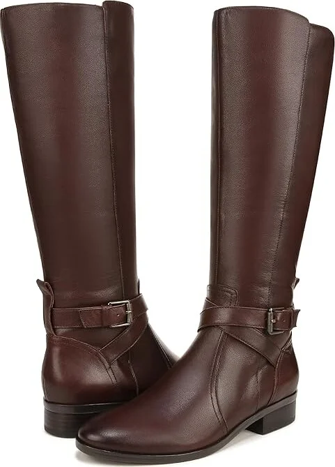Naturalizer Rena Women's Boots Chocolate Leather : 9.5 W (C)