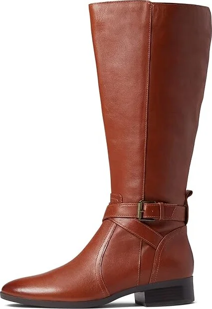 Naturalizer Rena Women's Boots Cider Wide Calf : 9 M (B), Leather - Image 5