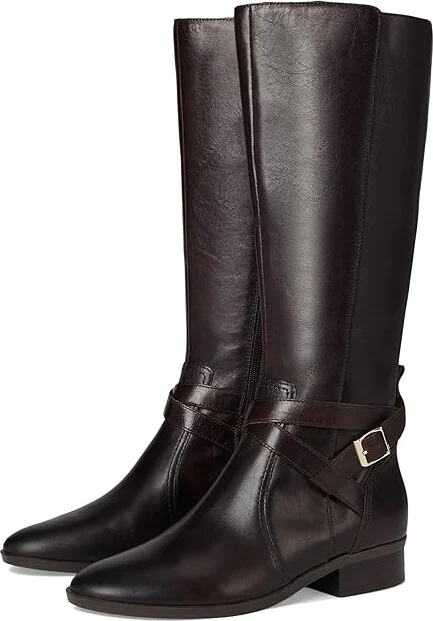 Naturalizer Rena2 Boots Women's Boots Brown Leather : 8 W (C)