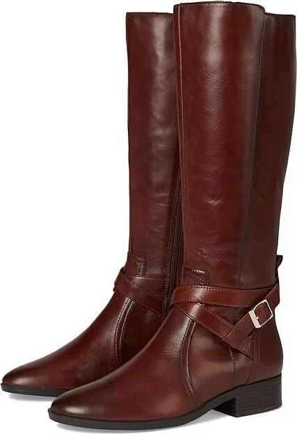 Naturalizer Rena2 Boots Women's Boots Deep Saddle Brown Leather : 6.5 W (C)