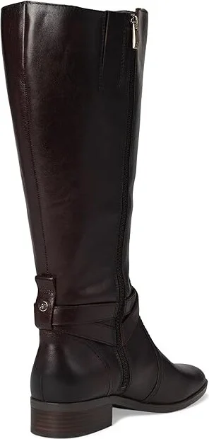 Naturalizer Rena2 Extra Wide Calf Boots Women's Boots Brown Leather : 8 WW (E), Leather/Textile - Image 4