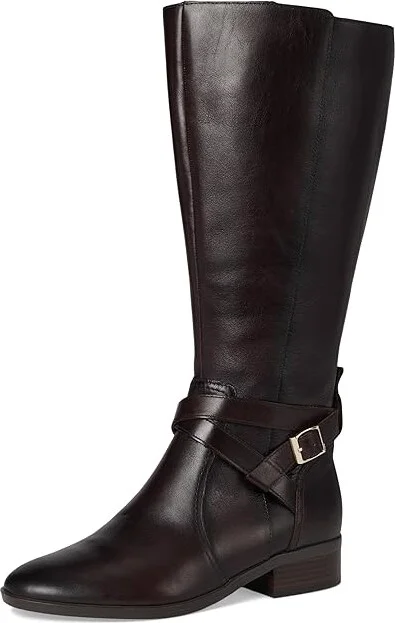 Naturalizer Rena2 Extra Wide Calf Boots Women's Boots Brown Leather : 8 WW (E), Leather/Textile - Image 5