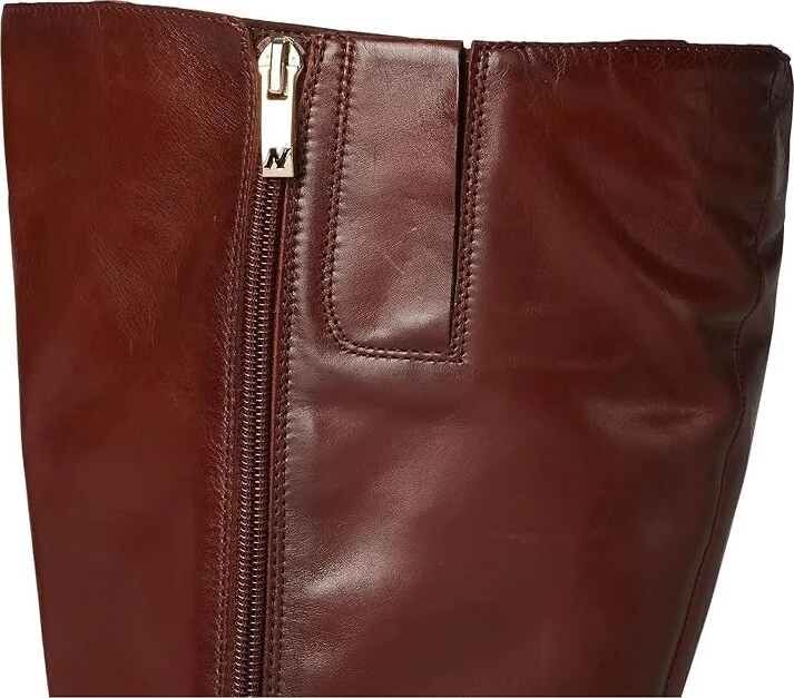 Naturalizer Rena2 Extra Wide Calf Boots Women's Boots Deep Saddle Brown Leather : 10 W (C), Leather/Textile - Image 7