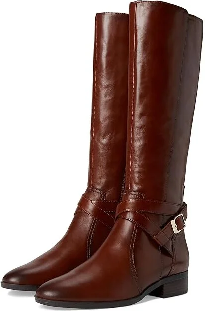 Naturalizer Rena2 Narrow Calf Boots Women's Boots Deep Saddle Brown Leather : 11 M (B)