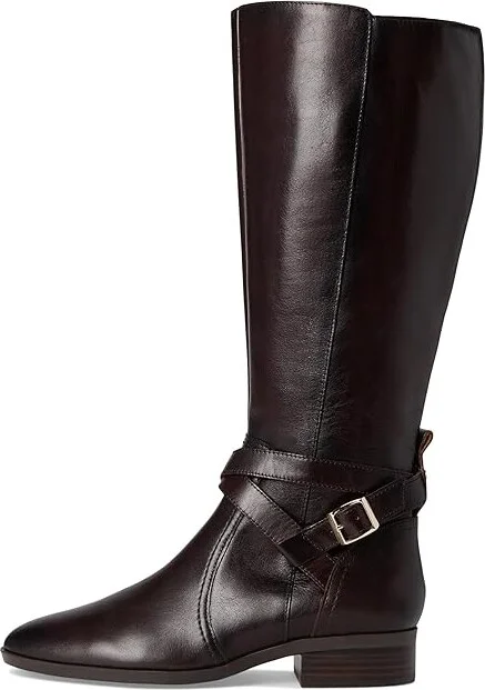 Naturalizer Rena2 Wide Calf Boots Women's Boots Brown Leather : 11 WW (E) - Image 6