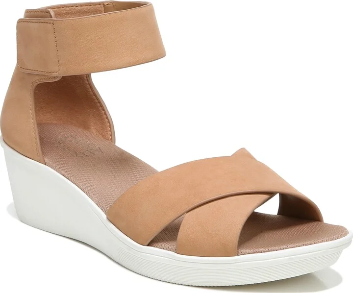 Naturalizer Riviera Ankle Strap Wedge Sandals