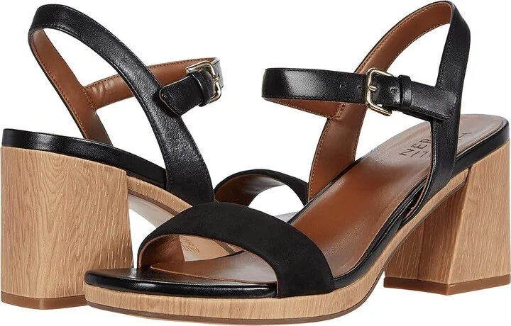 Naturalizer Rose Women's Shoes Black Nubuck Leather : 9 M (B)