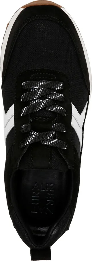 Naturalizer Shay-Jogger Lace Up Platform Sneakers - Warm White/Porcelain Mesh/Suede - Image 8
