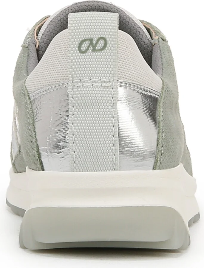 Naturalizer Shay-Jogger Lace Up Platform Sneakers - Warm White/Porcelain Mesh/Suede - Image 11