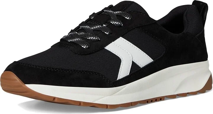 Naturalizer Shay Jogger Lace-Up Women's Shoes Black Mesh/Suede : 10 M (B) - Image 5
