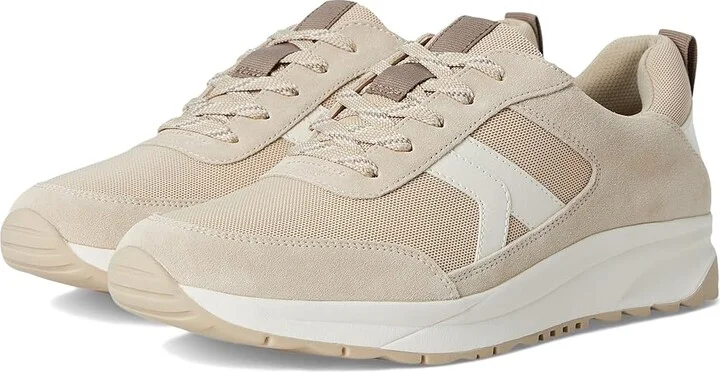 Naturalizer Shay Jogger Lace-Up Women's Shoes Warm White/Porcelain Suede : 12 M (B)