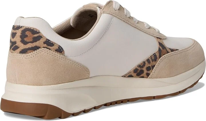 Naturalizer Shay Women's Shoes Warm White/Leopard Leather : 9 M (B) - Image 4