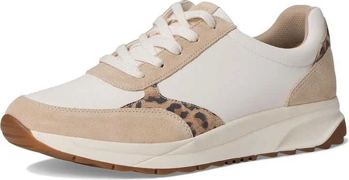 Naturalizer Shay Women's Shoes Warm White/Leopard Leather : 9 M (B) - Image 5