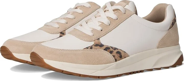 Naturalizer Shay Women's Shoes Warm White/Leopard Leather : 9 M (B)