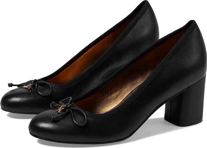 Naturalizer Sienna High Women's Heels Black Leather : 9.5 M (B)