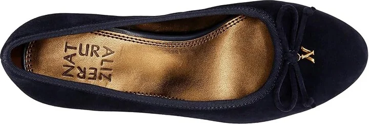 Naturalizer Sienna High Women's Heels Midnight Blue Suede : 11 W (C), Leather - Image 2