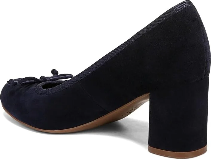 Naturalizer Sienna High Women's Heels Midnight Blue Suede : 11 W (C), Leather - Image 4