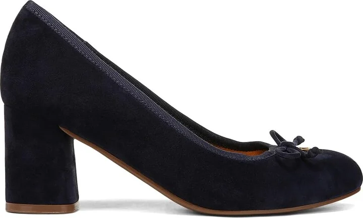 Naturalizer Sienna High Women's Heels Midnight Blue Suede : 11 W (C), Leather - Image 7