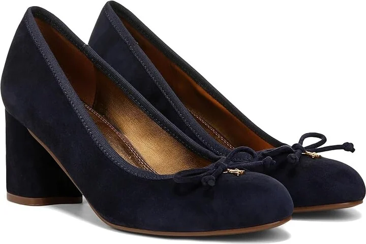 Naturalizer Sienna High Women's Heels Midnight Blue Suede : 11 W (C), Leather