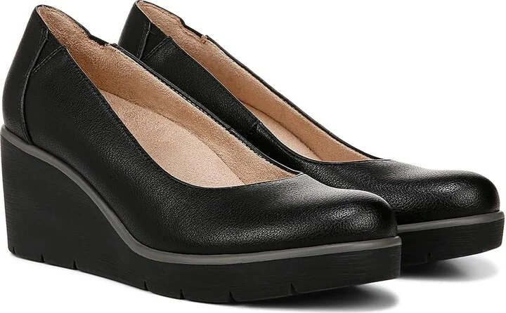 Naturalizer SOUL Naturalizer - About Time High Women's Heels Black Faux Leather : 10 M (B), Synthetic