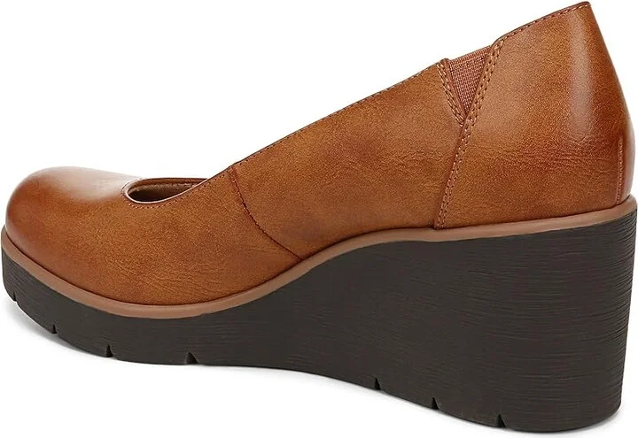 Naturalizer SOUL Naturalizer - About Time High Women's Heels Gingerbread Brown Faux Leather : 9 W (C), Synthetic - Image 4