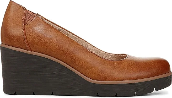 Naturalizer SOUL Naturalizer - About Time High Women's Heels Gingerbread Brown Faux Leather : 9 W (C), Synthetic - Image 7