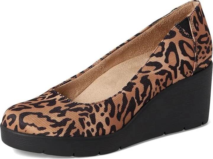Naturalizer Soul Naturalizer About Time High Women's Heels Leopard Dark Brown : 8 W (C), Synthetic - Image 5