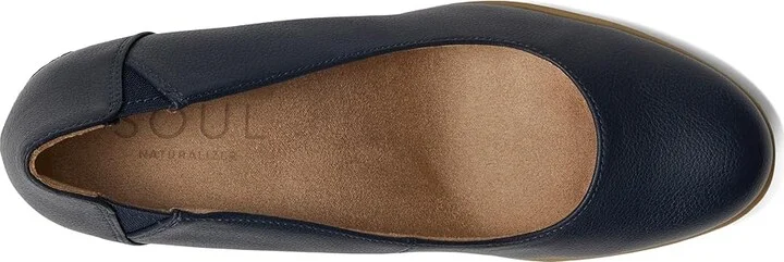Naturalizer SOUL Naturalizer - About Time High Women's Heels Navy Faux Leather : 10 M (B), Synthetic - Image 2