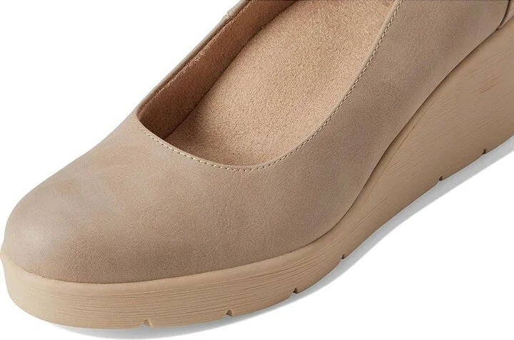 Naturalizer Soul Naturalizer About Time High Women's Heels Warm Taupe Tan Faux Leather : 9 W (C), Synthetic - Image 7