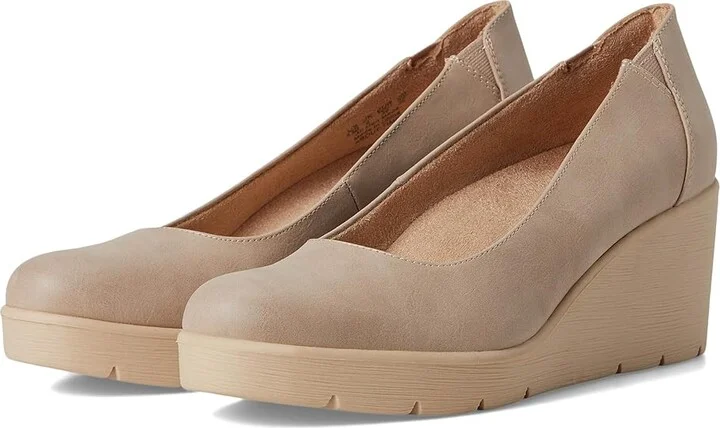 Warm Taupe Tan Faux Leather