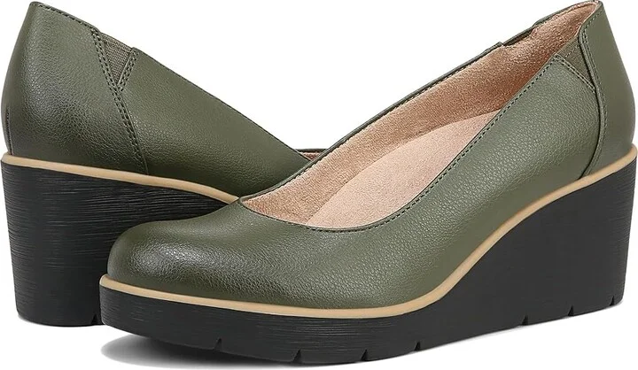 Naturalizer SOUL Naturalizer - About Time High Women's Heels Winter Moss Faux Leather : 10 W (C), Synthetic - Image 5