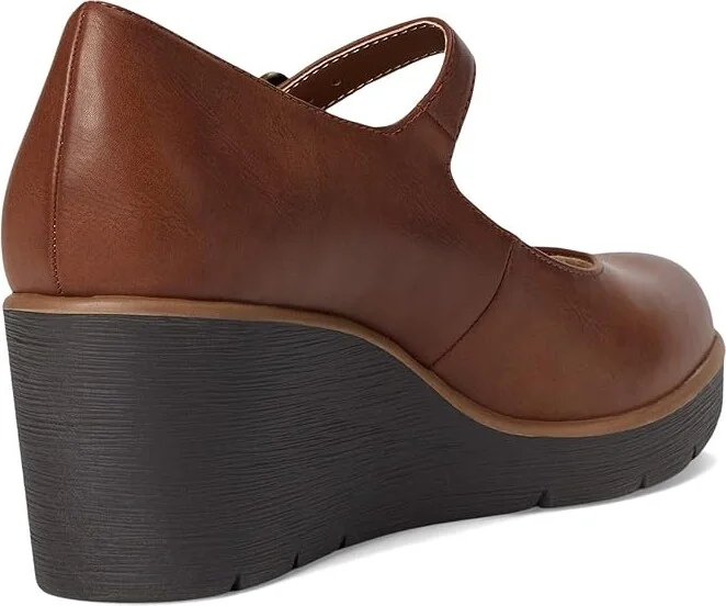 Naturalizer SOUL Naturalizer - Adore High Women's Heels Toffee Brown Faux Leather : 8 W (C), Synthetic - Image 4