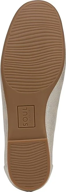 Naturalizer SOUL Naturalizer - Bebe Women's Flat Shoes Silver Faux Leather : 6 W (C), Synthetic - Image 3